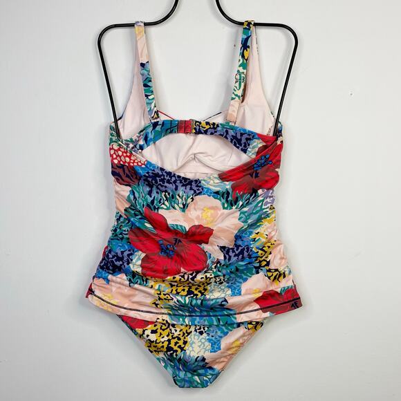 Athleta Square Neck Tankini Top and Bottoms Swimsuit Swim Bora Bora 34 B C S M - Picture 8 of 17